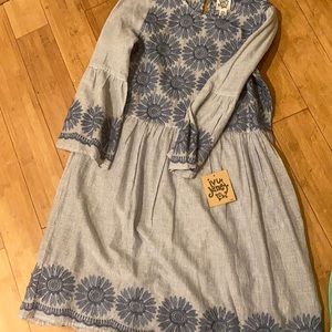 New Ivy Jane Embroidered Daisy Dress boutique